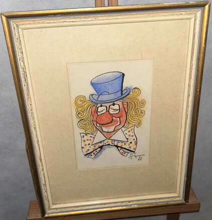 KLAUN S MODRÝM KLOBOUKEM - ŠTEMBERA OTAKAR