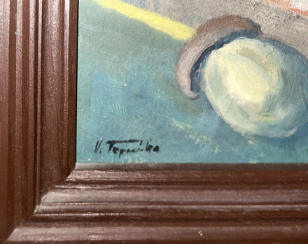 ZÁTIŠÍ S HŘÍBKY A LIŠKAMI - TOPINKA VILÉM