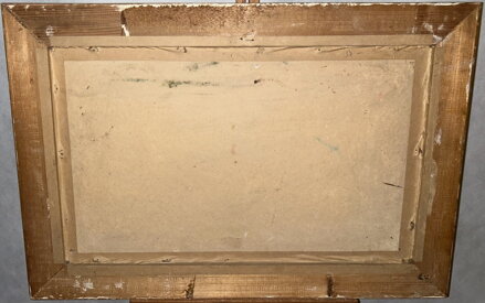 ZÁTIŠÍ S KARAFIÁTY A HROZNY - SIGNOVÁN