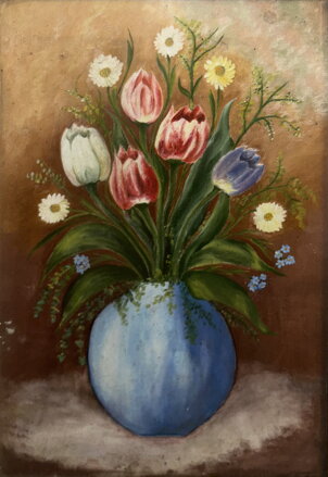 TULIPÁNY VE VÁZE - MARKOVÁ