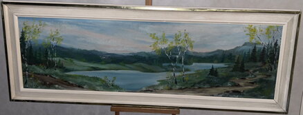 ŘEKA V PANORAMATICKÉ KRAJINĚ - SIGNOVÁN