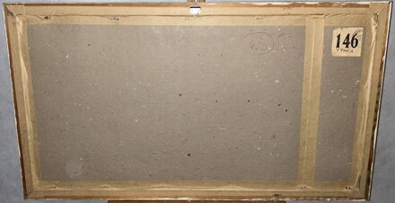 POHLED NA MĚSTO S KOSTELEM - BÍLEK FRANTIŠEK