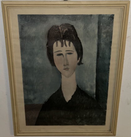 MODIGLIANI CLEMENTE AMEDE LA JEUNE FILLE BRUNE - REPRODUKCE