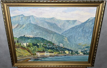 POBŘEŽNÍ MĚSTO POD HORAMI - NEZNÁMÝ AUTOR