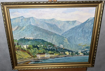 POBŘEŽNÍ MĚSTO POD HORAMI - NEZNÁMÝ AUTOR