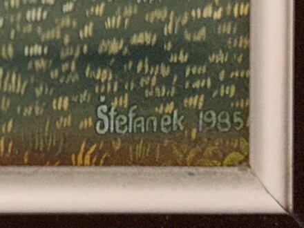 SKLIZEŇ OBILÍ - REPRODUKCE - ŠTEFÁNEK