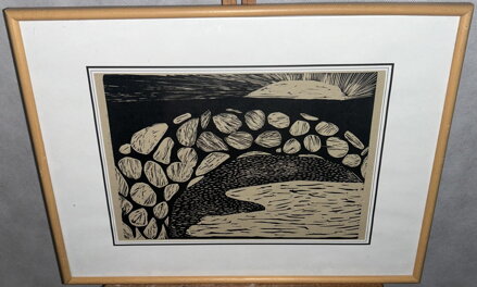 VÝCHOD SLUNCE U BŘEHU - NEZNÁMÝ AUTOR