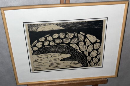 VÝCHOD SLUNCE U BŘEHU - NEZNÁMÝ AUTOR