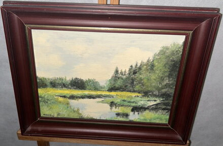 MEANDRUJÍCÍ ŘÍČKA V LESE - KLETEČKA