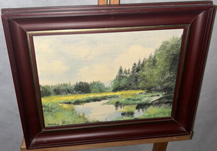 MEANDRUJÍCÍ ŘÍČKA V LESE - KLETEČKA