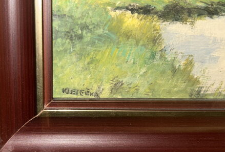 MEANDRUJÍCÍ ŘÍČKA V LESE - KLETEČKA