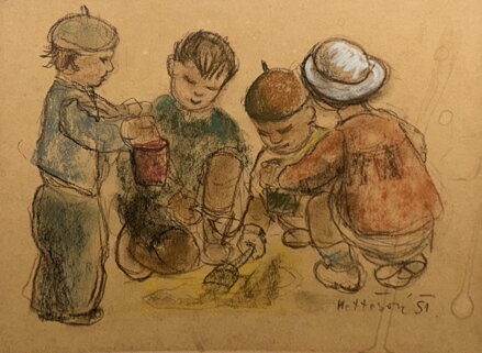 DĚTI NA PÍSKOVIŠTI - BLAŽKOVÁ HETTEŠOVÁ EVA