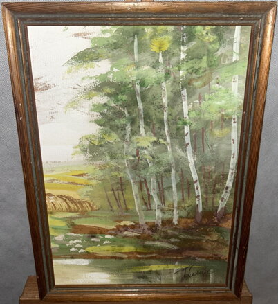 BRÍZY NA OKRAJI LESA - SIGNOVÁN