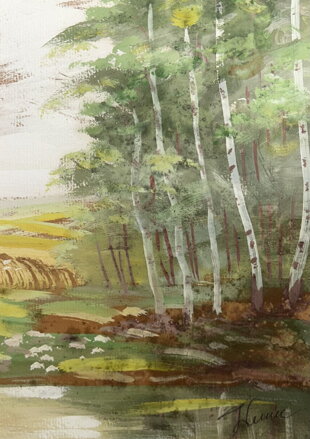 BRÍZY NA OKRAJI LESA - SIGNOVÁN