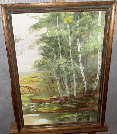 BRÍZY NA OKRAJI LESA - SIGNOVÁN