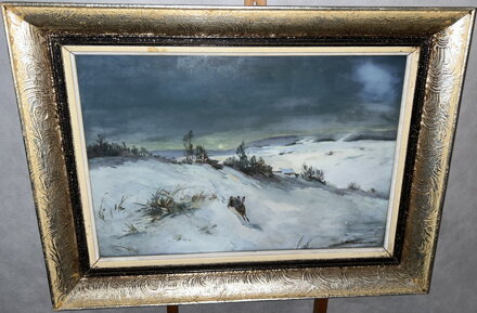 ZAJÍC V ZIMNÍ KRAJINĚ - PŘÍHODA L.