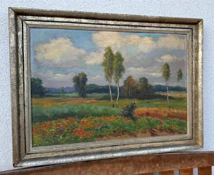 BŘEZOVÝ HÁJEČEK S MAKOVÝM POLEM - BINO JOSEF