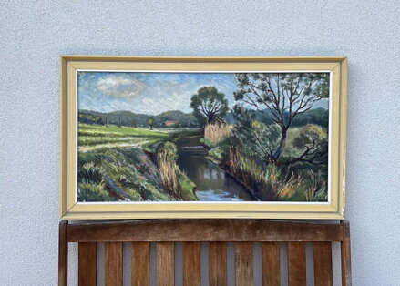 ŘEKA MRLINA U NYMBURKA - BOHMAN HANUŠ