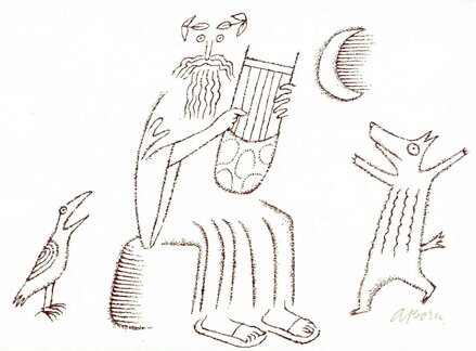 HRA NA HARFU PŘI MĚSÍČKU - BORN ADOLF