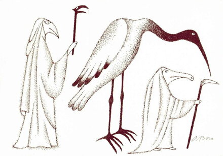 PTAČÍ PRŮVOD - BORN ADOLF