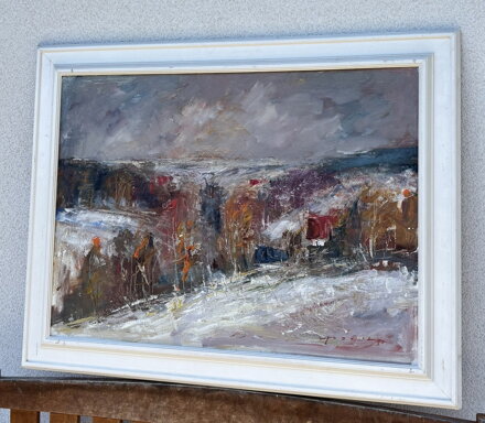 EXPRESIVNÍ ZIMNÍ KRAJINA VYSOČINY - BUČIL JIŘÍ