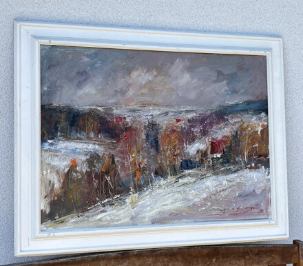 EXPRESIVNÍ ZIMNÍ KRAJINA VYSOČINY - BUČIL JIŘÍ