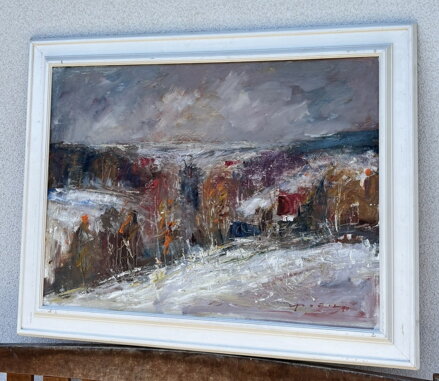 EXPRESIVNÍ ZIMNÍ KRAJINA VYSOČINY - BUČIL JIŘÍ