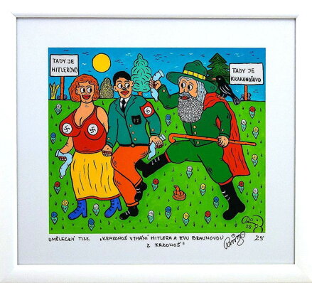 KRAKONOŠ VYHÁNÍ HITLERA A EVU BRAUNOVOU Z KRKONOŠ - ČECH RINGO FRANTIŠEK