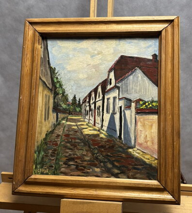 SLUNCEM ZALITÁ ULIČKA - ČERMÁK