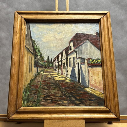 SLUNCEM ZALITÁ ULIČKA - ČERMÁK