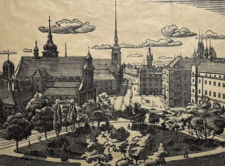 POHLED NA BRNO - DVOŘÁČEK LUDVÍK MARIA IGNÁC