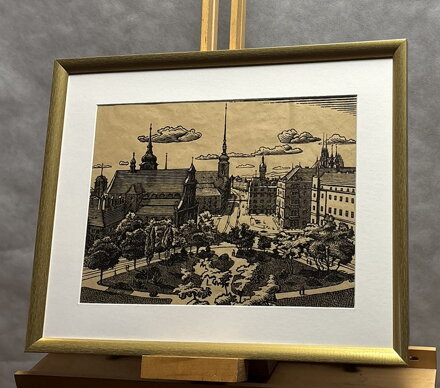 POHLED NA BRNO - DVOŘÁČEK LUDVÍK MARIA IGNÁC