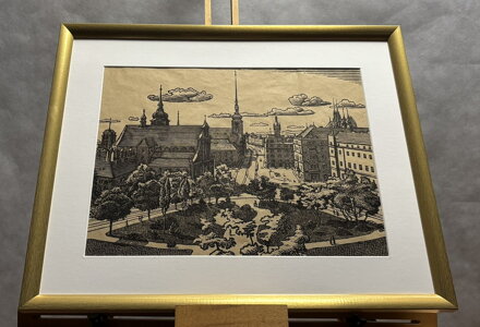 POHLED NA BRNO - DVOŘÁČEK LUDVÍK MARIA IGNÁC