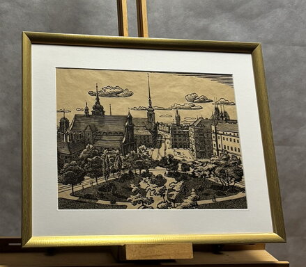 POHLED NA BRNO - DVOŘÁČEK LUDVÍK MARIA IGNÁC