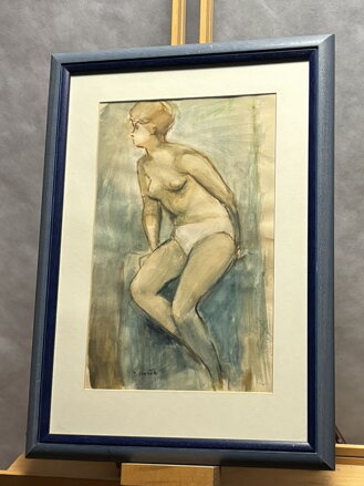 AKT SEDÍCÍ DÍVKY - HAŠEK JOSEF