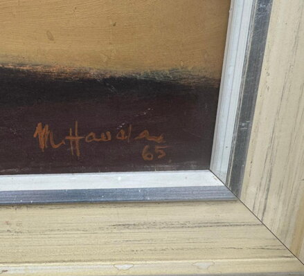 ROZKVETLÉ PIVOŇKY VE VÁZE - HAVELA MIROSLAV