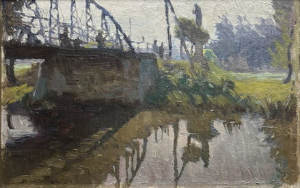 PRAHA VLTAVA - BRANICKÉ NÁBŘEŽÍ - HUDEČEK STANISLAV