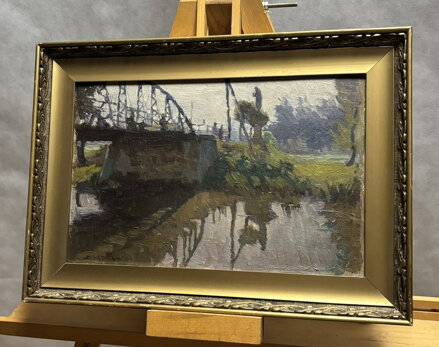 PRAHA VLTAVA - BRANICKÉ NÁBŘEŽÍ - HUDEČEK STANISLAV