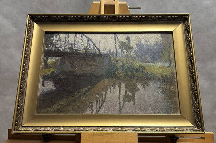 PRAHA VLTAVA - BRANICKÉ NÁBŘEŽÍ - HUDEČEK STANISLAV