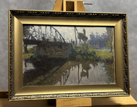 PRAHA VLTAVA - BRANICKÉ NÁBŘEŽÍ - HUDEČEK STANISLAV