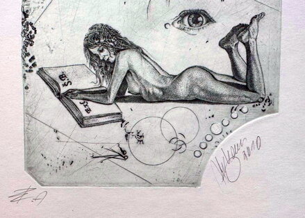 AKT - ČTENÁŘKA - HUJBER GÜNTER