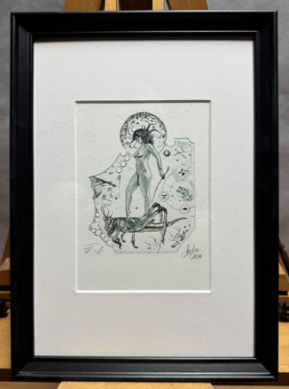 AKT DÍVKA S KONÍKEM - HUJBER GÜNTER