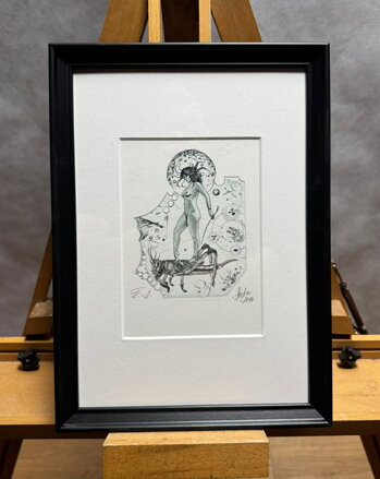 AKT DÍVKA S KONÍKEM - HUJBER GÜNTER