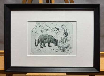 AKT DÍVKA S PANTEREM - HUJBER GÜNTER