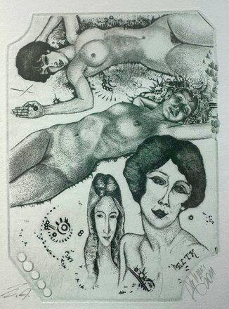 AKT HOMMAGE - POCTA MODIGLIANI - HUJBER GÜNTER