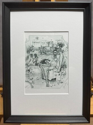 AKT - KOUPAJÍCÍ SE NYMFY - HUJBER GÜNTER