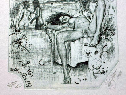 AKT - KOUPAJÍCÍ SE NYMFY - HUJBER GÜNTER