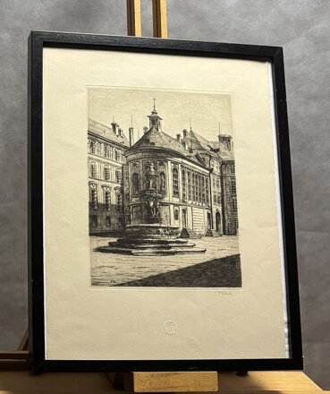 PRAHA PRAŽSKÝ HRAD KAPLE SV. KŘÍŽE - KOBLIHA FRANTIŠEK