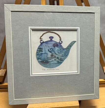 MALOVANÁ ČAJOVÁ KONVICE - LESAŘOVÁ ROUBÍČKOVÁ MICHAELA