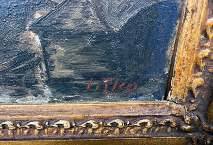 PRAHA POHLED NA KARLŮV MOST A PRAŽSKÝ HRAD - LIŠKA KAREL